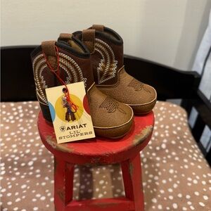 Ariat Kids' Tan and Brown Boots